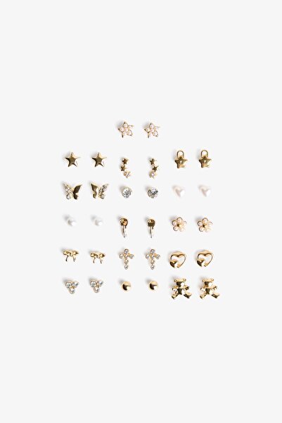 Bershka 16'lı küpe seti