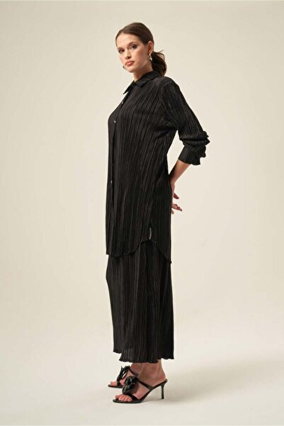 MASCARA Black Skirt with Pleats 24My4107