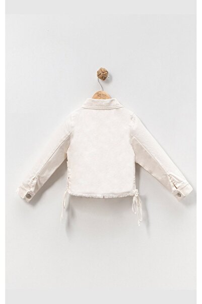 Overdo Girl's Side Gathered Pocket Denim Jacket