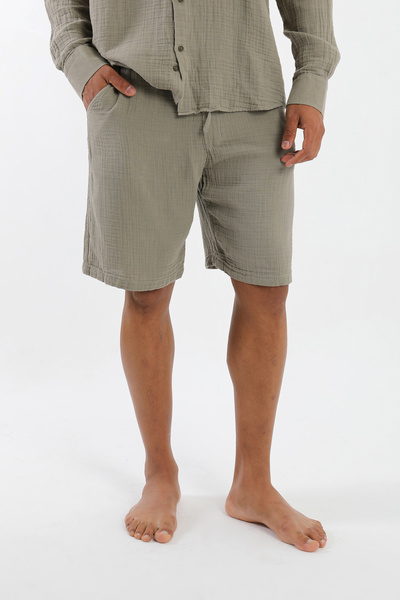 ağva collection 142301 Zeus Erkek %100 organik Müslin Şort