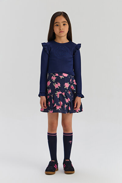 Tyess Girl Navy Blue Tshirt