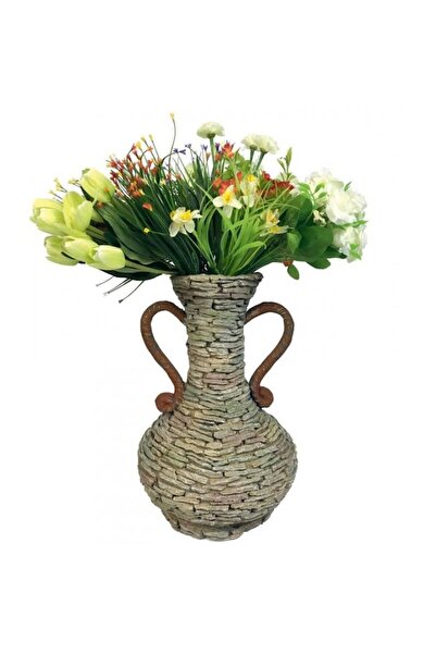 Strend Pro Garden Decoration Ceramic Flowerpot 27x27x40 cm