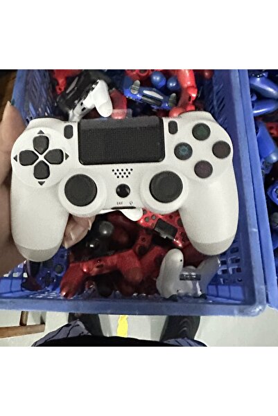 pukotech Ps 4 Joystick Tablet Telefon Pc Uyumlu Titreşimli Oyun Kolu 1 Adet Kırmızı