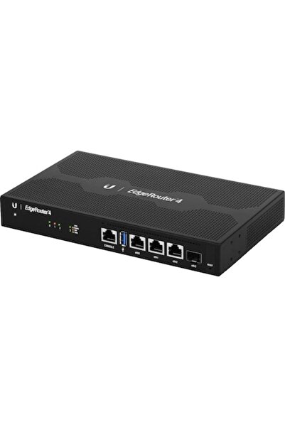 Ubiquiti Router ER-4 EdgeRouter 4, 1GB DDR3, 3 porturi 10/100/1000 RJ45, 1 po...