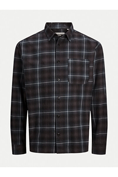 Jack & Jones Ανδρικό Πουκάμισο Jack Jones 12262733 Γκρι