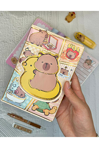ZeCo Collection Duck and Capybara Special Design Colorful Illustrated Notebook/Diary/Bullet Journal