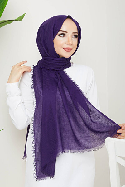 Feiza Collection Pamuklu Soft Mor Şal