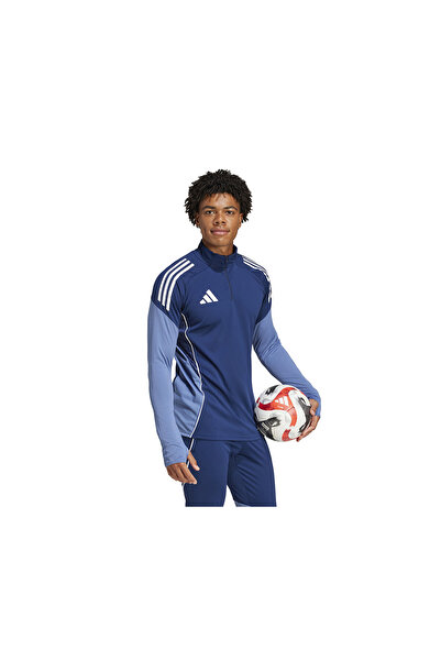 adidas Ανδρικό μακρυμάνικο μπλουζάκι με φερμουάρ με μισό φερμουάρ