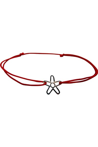 Flippy Adjustable Cord Bracelet, 925 Silver, Flower Outline, Jolie Silver, 0.3 g, 1.5 cm x 1.5 cm