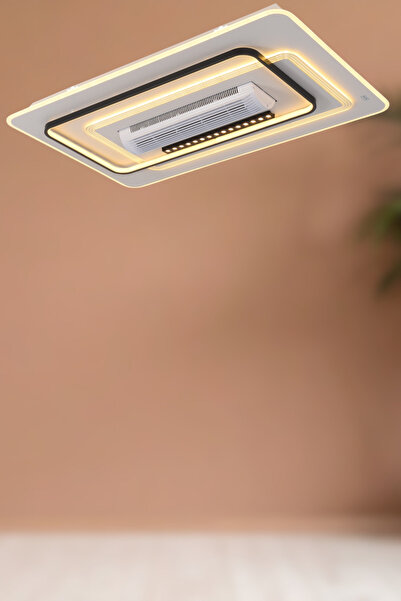 Begüsa Alaz 3 Renk Ledli Vantilatör Aydınlatma