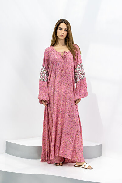 Sobia Gulzad Pink Floral Dress
