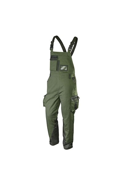 NEO Pantaloni de lucru cu pieptar, salopeta, model Camo, maslin, marimea L/52,