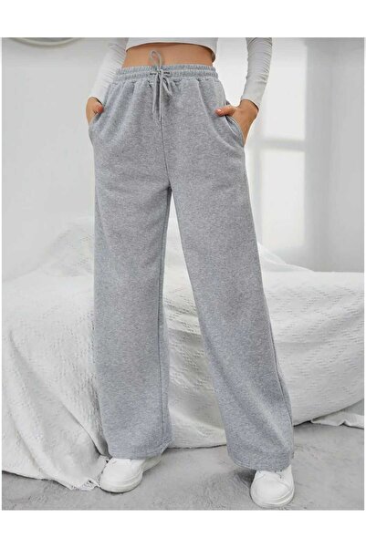 BERYY MODA ملابس رياضية نسائية رمادية فضفاضة كبيرة الحجم ذات جودة عالية وقصة ...