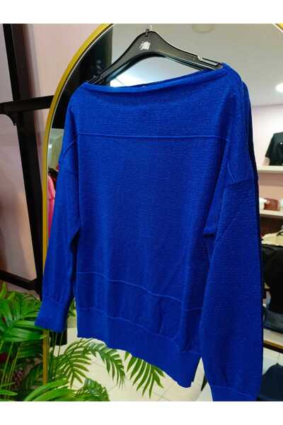 NATUREANGEL Kayık yaka yeni sezon kazak