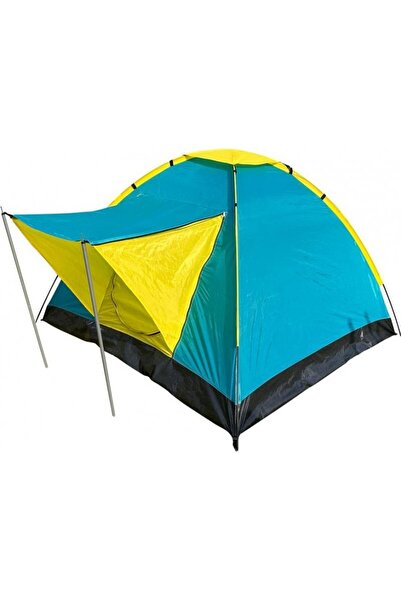 Strend Pro Camping Tent, Strend Pro, 3-4 Persons, Polyester UV Resistant, Waterproof, 205x205x120 cm