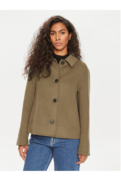 Tommy Hilfiger Jachetă de tranziție pentru femei WW0WW42625 maro