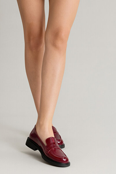 GARKONY Pantofi casual Piele Naturala naplac Bordo Anya