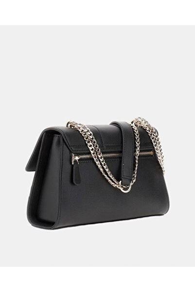 Guess Geantă de umăr neagră pentru femei Latona HWBG9206210-BLA