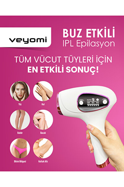 Veyomi Y-1105 Buz Lazer Epilasyon Cihazı