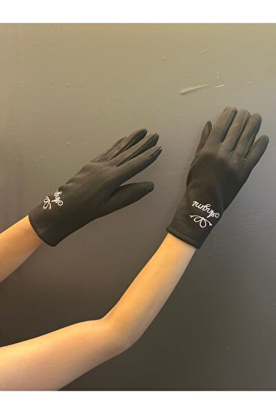 Gönülden Tasarım MĂNUSI DE FEMEI CU DEGETE TACTILI DE CAZMERĂ MOALE