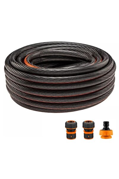 NEO Garden Hose, 6 Layers, Anti-Twist, With 2 Couplings and Adapter, 3/4", 30m,