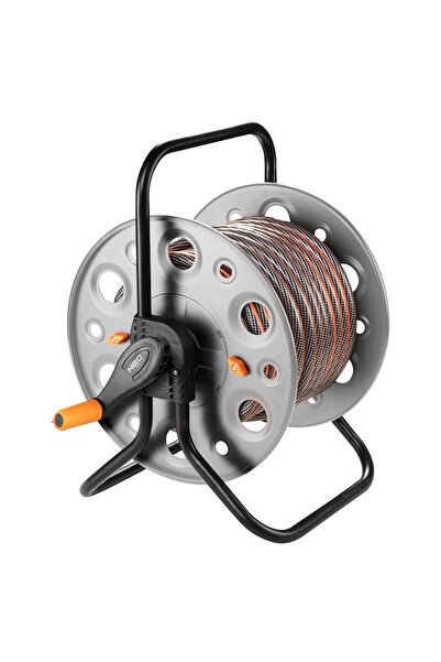 NEO Metal Garden Hose Reel, 1/2" - 100m, 3/4" - 30m,