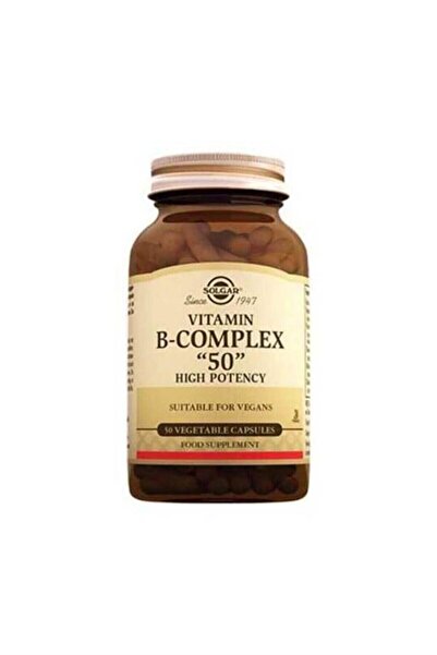 Solgar Vitamin B-Complex 50mg 50 Kapsül