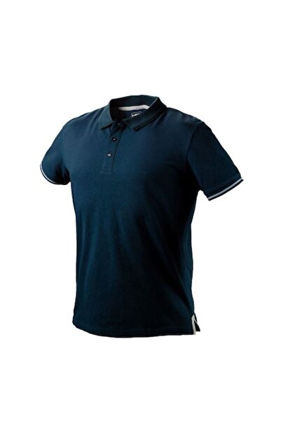 NEO Tricou polo maneca scurta, model Denim, marimea S/48,