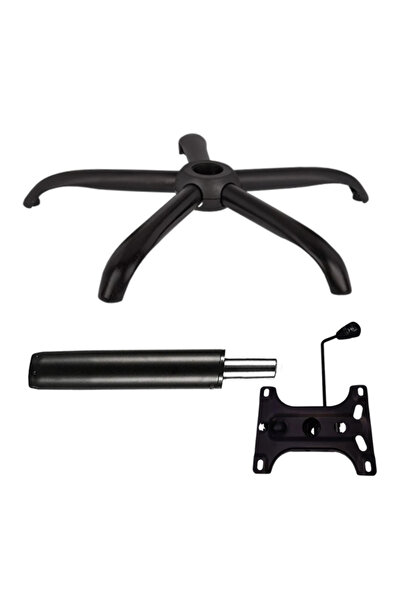 Depox Set de placă de echilibru metalică 26 x 15 cm, bază 64 cm și cilindru c...