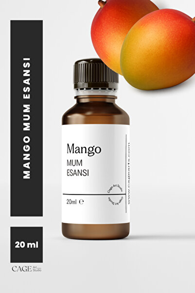 Cageartstudio Mango Mum Esansı 20 Ml, Yüksek Kalite Mum Esansı, Mum Koku Esan...