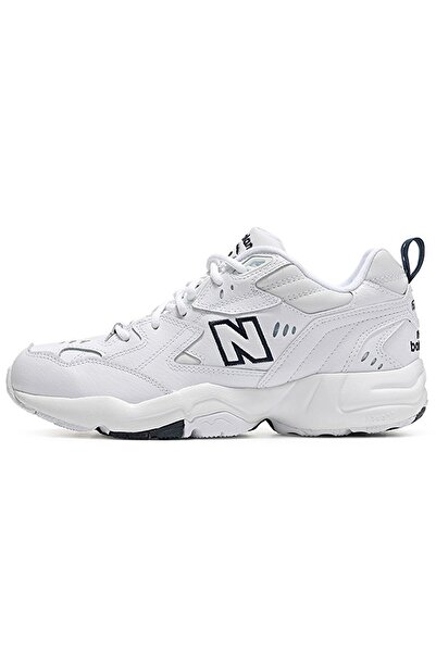 New Balance 608 Leather Mens Sneaker Genuine Leather Men's Casual Sports Shoes White