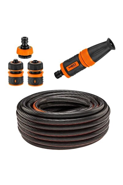 NEO Garden hose, anti-twist, 6 layers, couplings, adapter, nozzle, 1/2", 20 m,