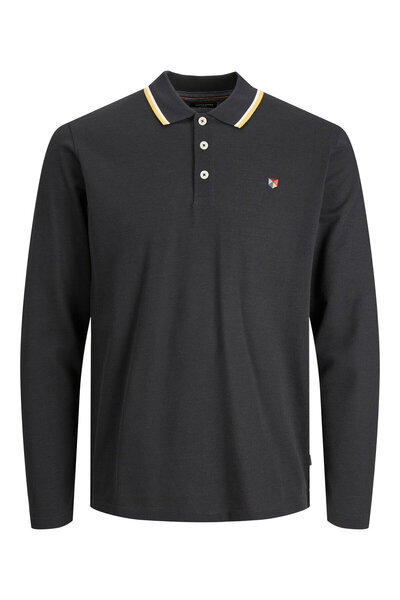 Jack & Jones Jack Jones Ανδρικό Πόλο 12174038 Μαύρο