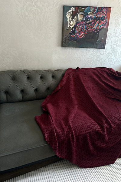 Sofline Velvet Chenille Sofa Cover, Non-Slip Couch Cover, Sofa Throw (180 X 220cm)