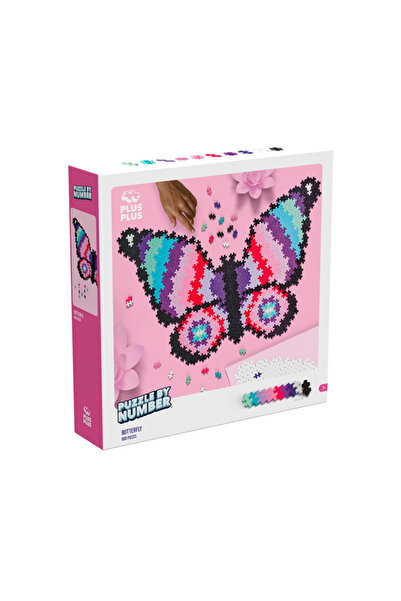 Plus Plus Plus-Plus Puzzle by Number Butterfly (800 Parça)