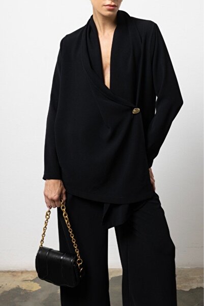 Suziş One Button Shawl Collar Jacket Pants Suit 52134002