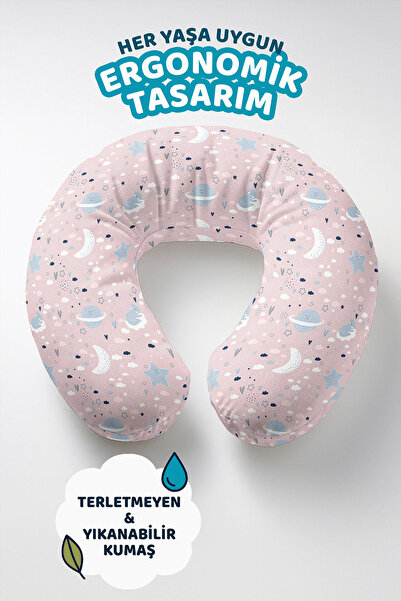 Evimde Bambaşka Jastuk za vrat sa temom neba Pamuk - Slatki jastuk u obliku o...