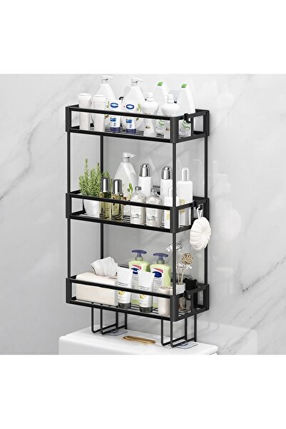 Un رف تخزين فوق المرحاض متعدد الاستخدامات لتنظيم الحمام - بتصميم عصري وأنيق