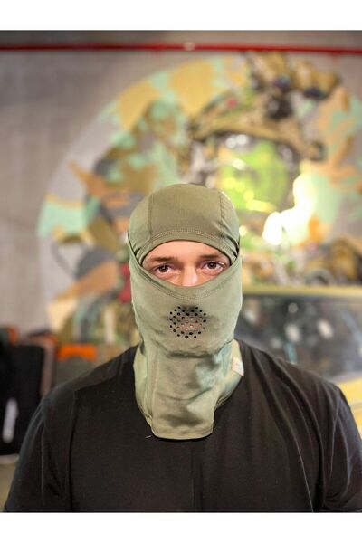 SINGLE SWORD قناع بالاكلافا كاكي