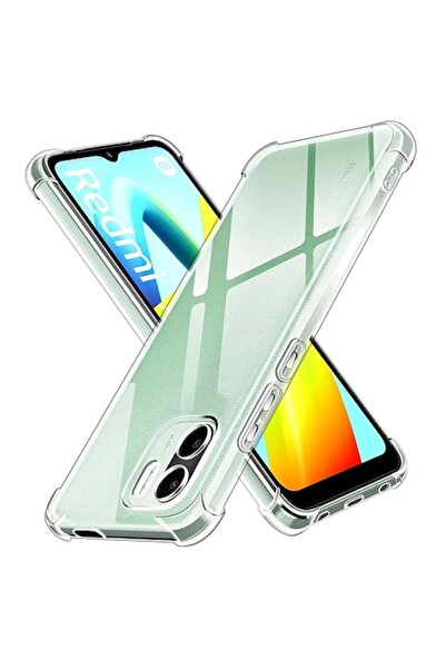 SOFAL Case for Xiaomi Redmi A1/A2, Shockproof Clear Silicone, W145, Clear