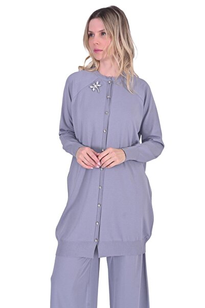 Invee Yusufcuk Knitwear Cardigan Gray