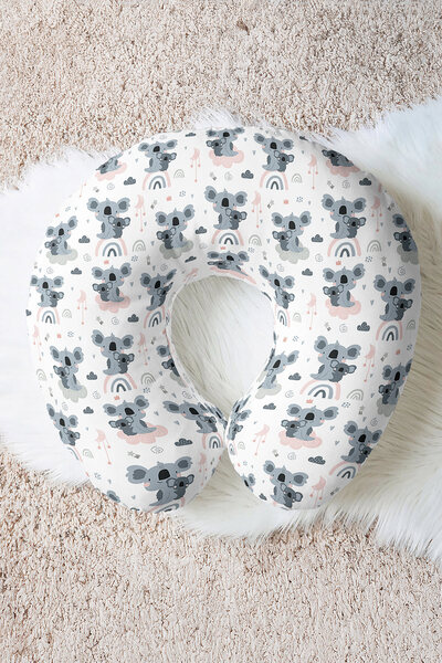 Evimde Bambaşka Pernă de călătorie din bumbac cu model Koala drăguț - Pernă d...