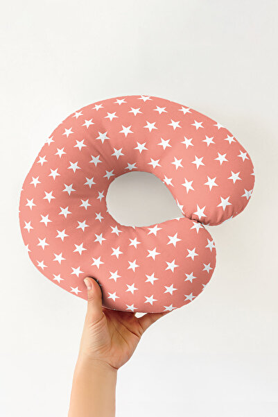 Evimde Bambaşka Pernă pentru gât din bumbac cu model de stele - Pernă de călă...