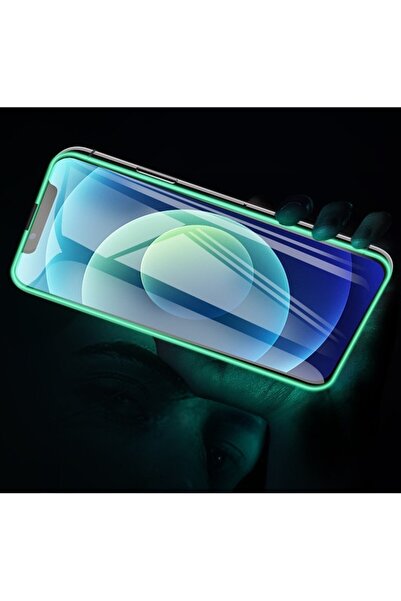 Flippy Folie Sticla Securizata Flippy, Luminous, compatibila cu Apple iPhone 13 Pro, Margine fosforescenta