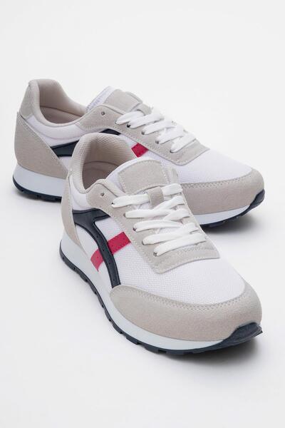 CCWAY AYAKKABI Pantofi sport pentru femei Anorak cu șireturi ALB LACİ FUJE