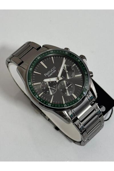 Ferrucci ERKEK KOL SAATİ METAL KASA TÜM FONKSİYONLAR AKTİF 30 METRE SUYA DAYA...