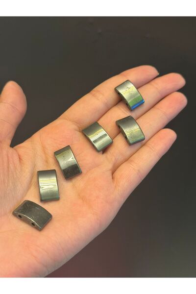 Gönülden Tasarım 6 Aparatură de bijuterii din oțel cu două orificii, 1 cm