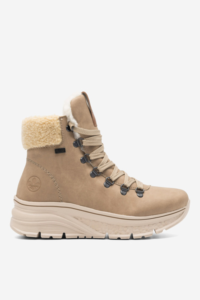 Rieker γυναικεία μπότα 2230068901720 Μπεζ