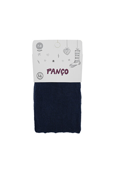 Panço Kız Kırmızı Örme Çorap