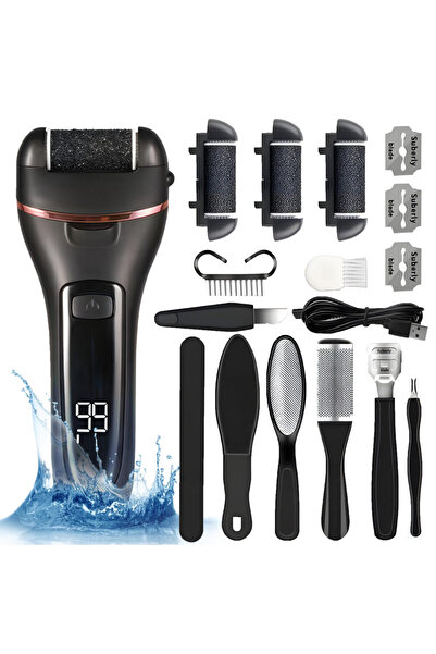 TnsAround Pila Electrica pentru Talpi si Calcaie TNS®, Display LED, Incarcare...